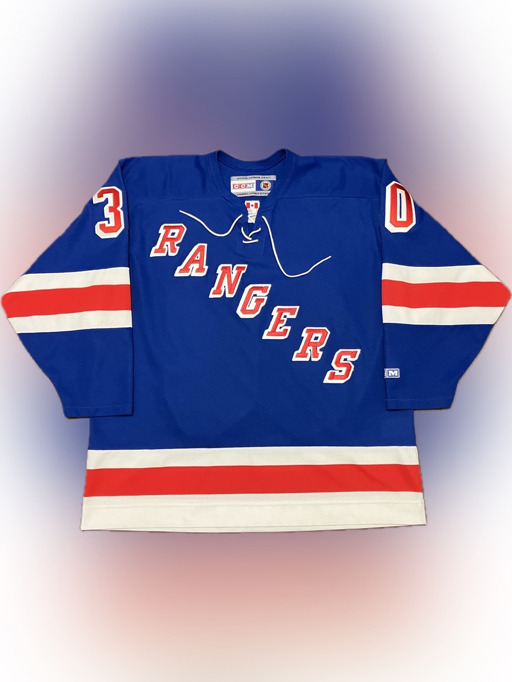 New York Rangers Henrik Lundqvist CCM NHL Hockey Jersey Size XL